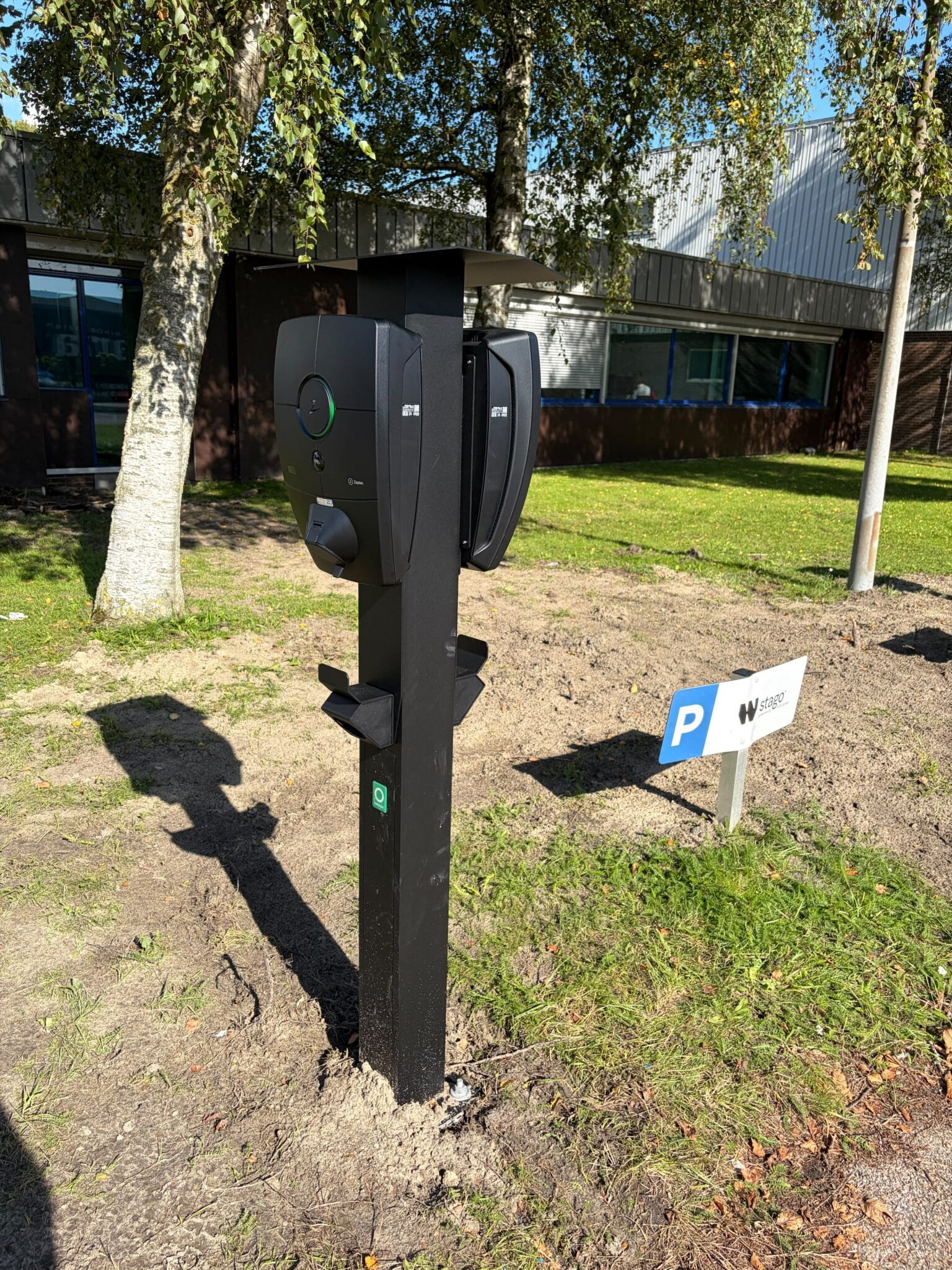 Laadpaal met 4 laadpunten
